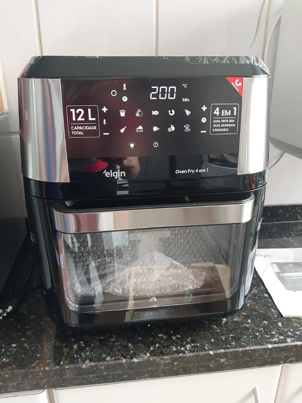 Fritadeira Forno Oven Fry 4 em 1 Elgin 12 Litros 220V