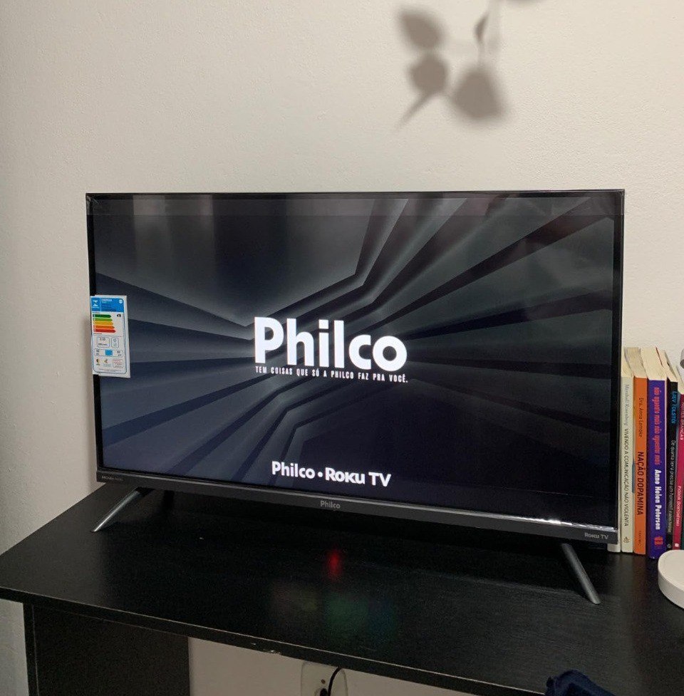 Smart TV 32” Philco PTV32K34RKGB Roku TV Led Dolby Audio