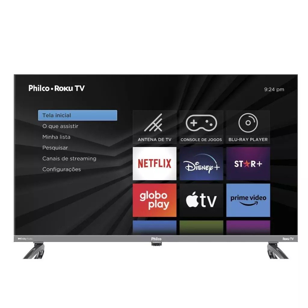 Smart TV 32” Philco LED Roku TV PTV32K34RKGB