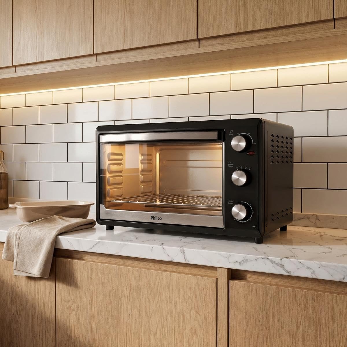 Forno Elétrico Philco PFE44P Dupla Resistência 44L 127V
