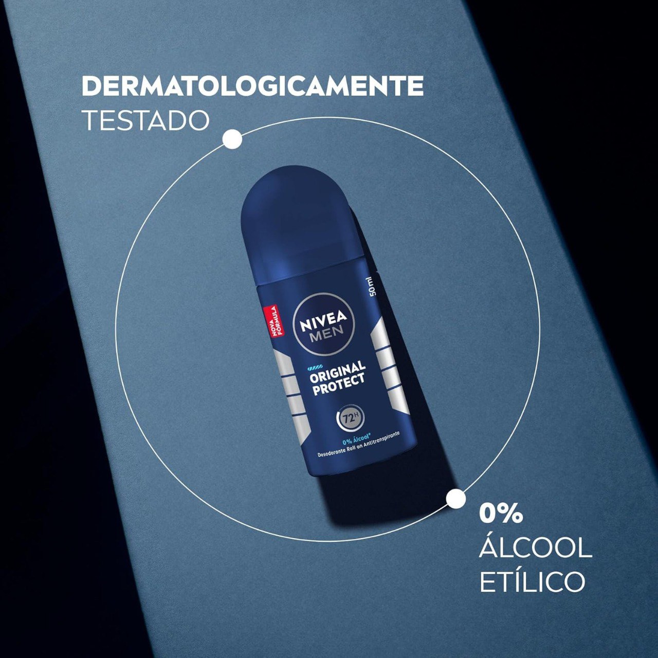 NIVEA MEN Desodorante Antitranspirante Roll-on Original Protect 50ml