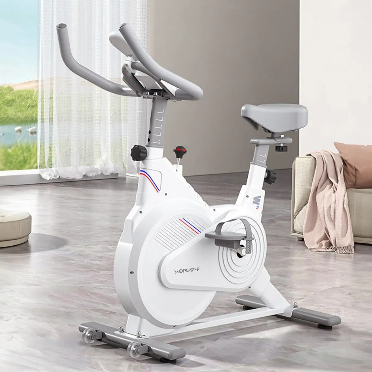 Bicicleta Ergométrica Spinning Python Fly Branco