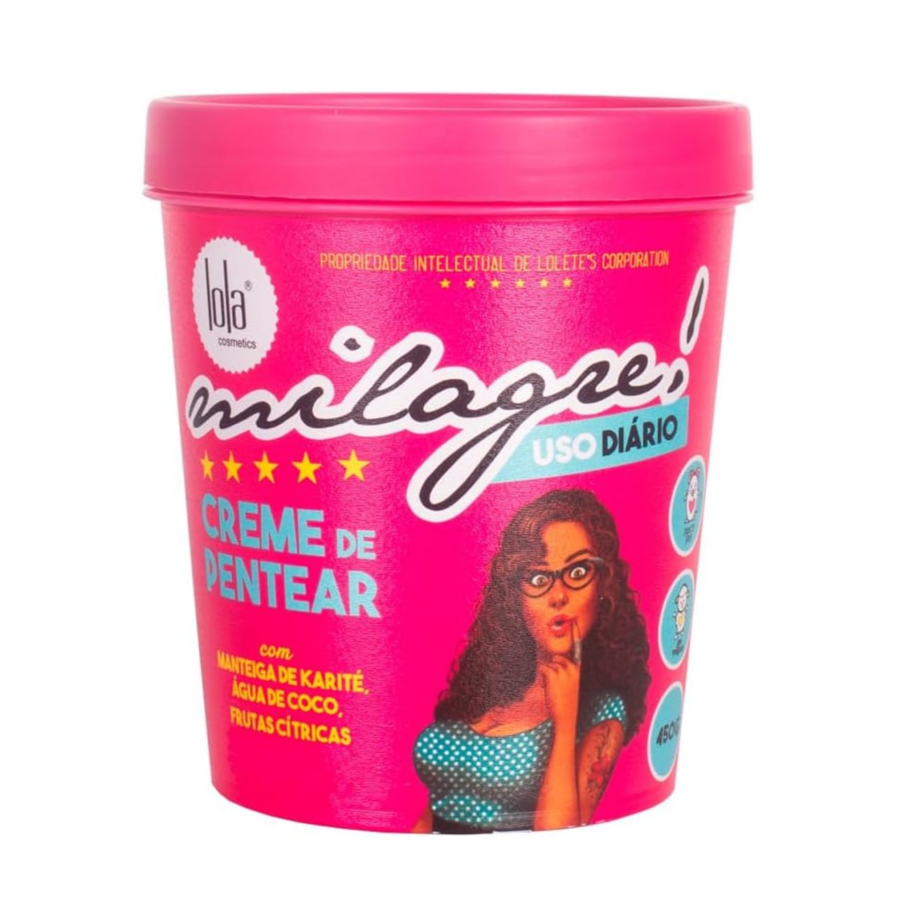 Milagre Creme para Pentear 450g