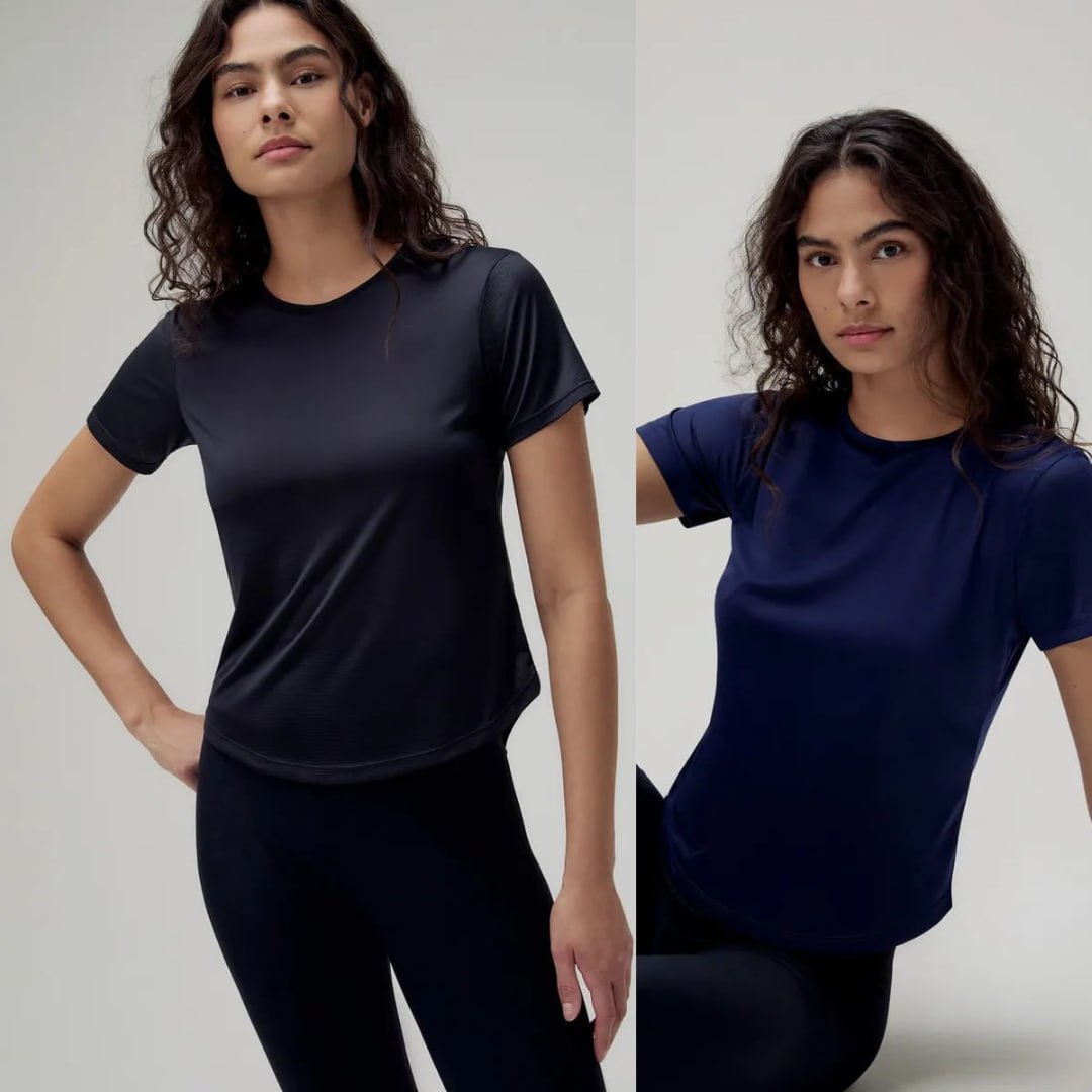 Kit 2 Camisetas Esportivas Femininas Hering Sports