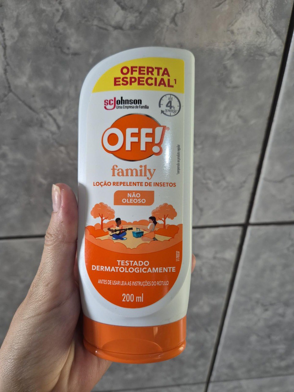 OFF! Family Loção Repelente de Insetos e Mosquitos, 200ml