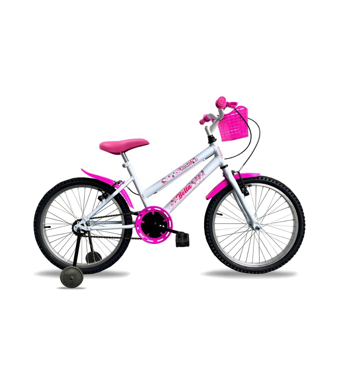 Bicicleta Aro 20 Infantil Feminina Bella Passeio Rossi