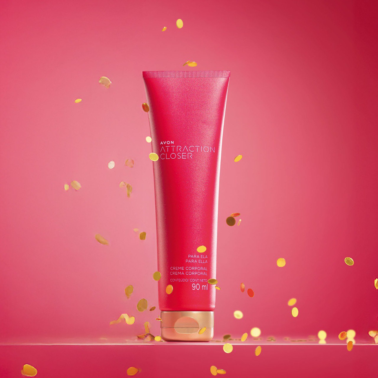 Attraction Closer para Ela Loção Perfumada para o Corpo 90ml