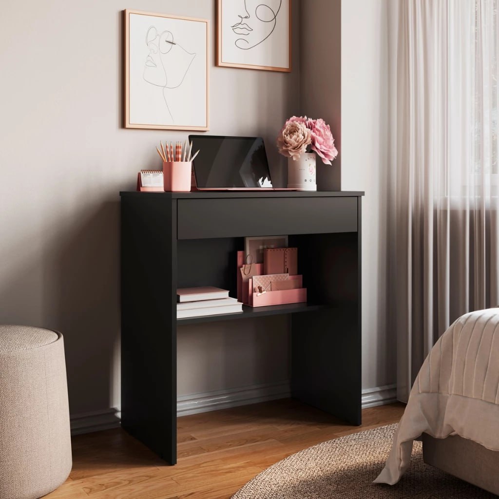 Mesa Computador Multiuso Escritorio 1 Gaveta Prateleira