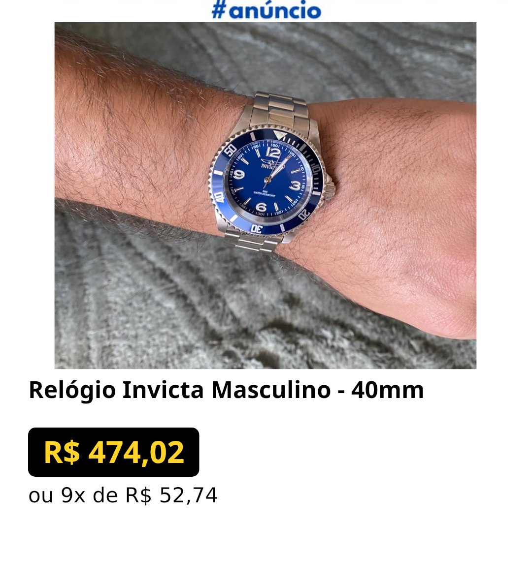 Relógio Invicta Masculino - 40mm