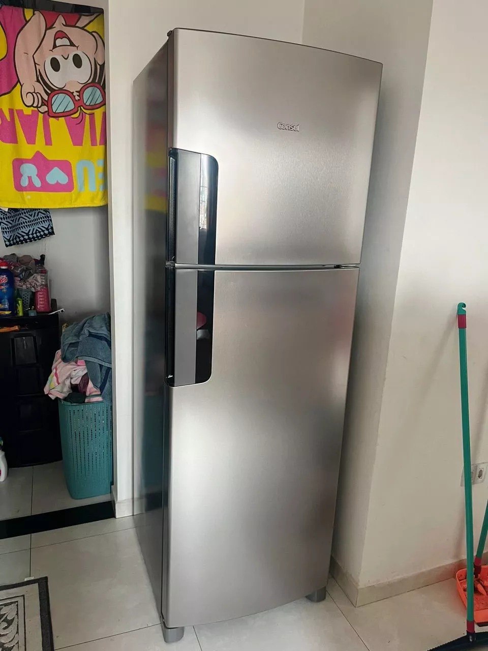 Geladeira Frost Free Duplex Consul 377 Litros Inox - CRM44MK