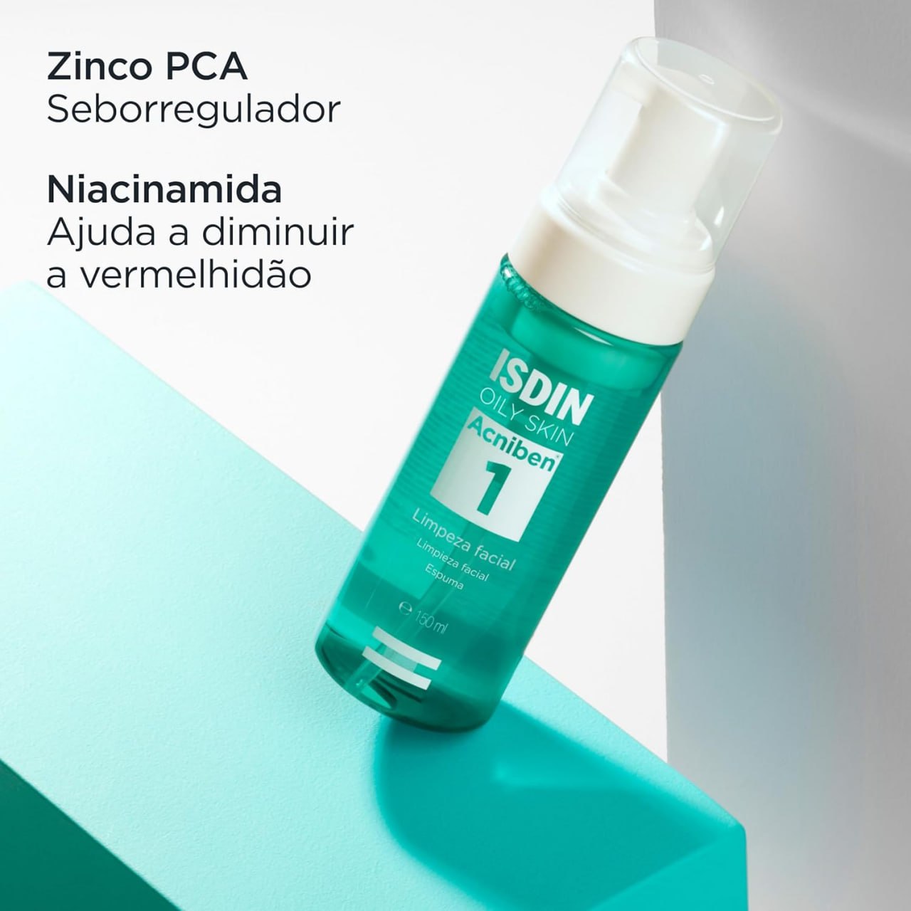 ISDIN Acniben Espuma de Limpeza Facial Antioleosidade - 150ml