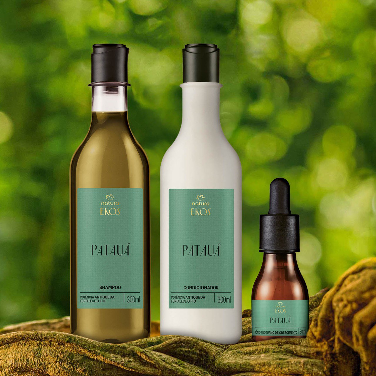 Kit Ekos Patauá Shampoo, Condicionador e Tônico