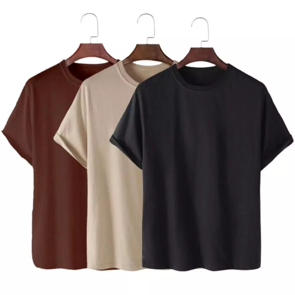 Kit 3 Camisetas Básicas Masculina Feminina Unissex Streetwear