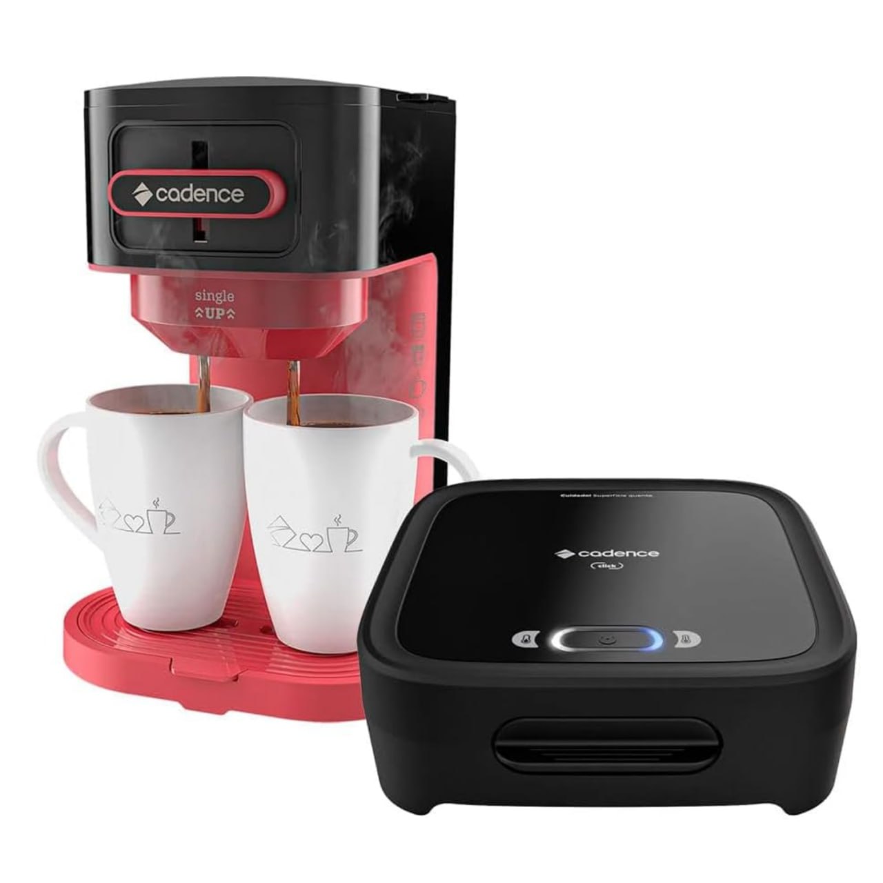 Cadence Kit Click Cadence - Sanduicheira e Cafeteira Single Up - 127V