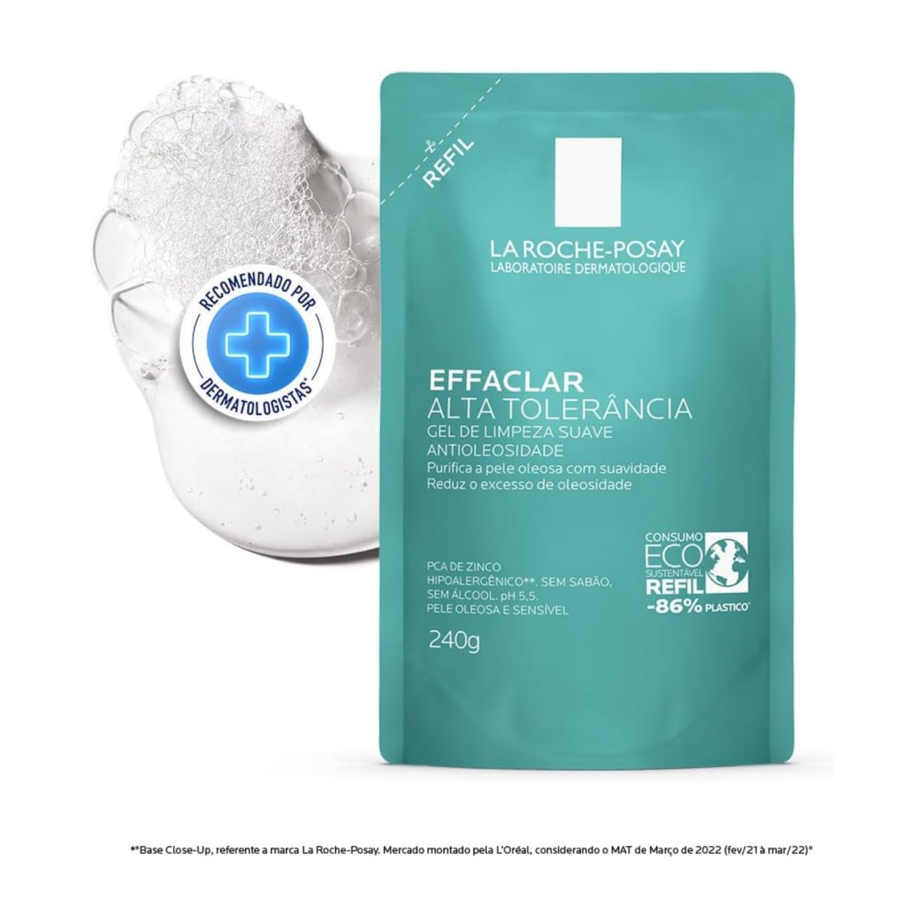 Refil Gel de Limpeza Facial para Peles Mistas a Oleosas e Sensíveis
