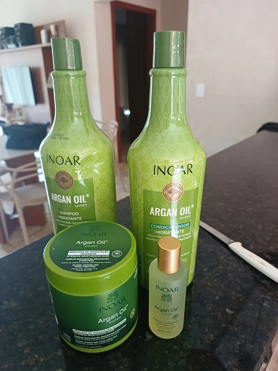 Kit Argan Oil System Completo (4 Produtos)