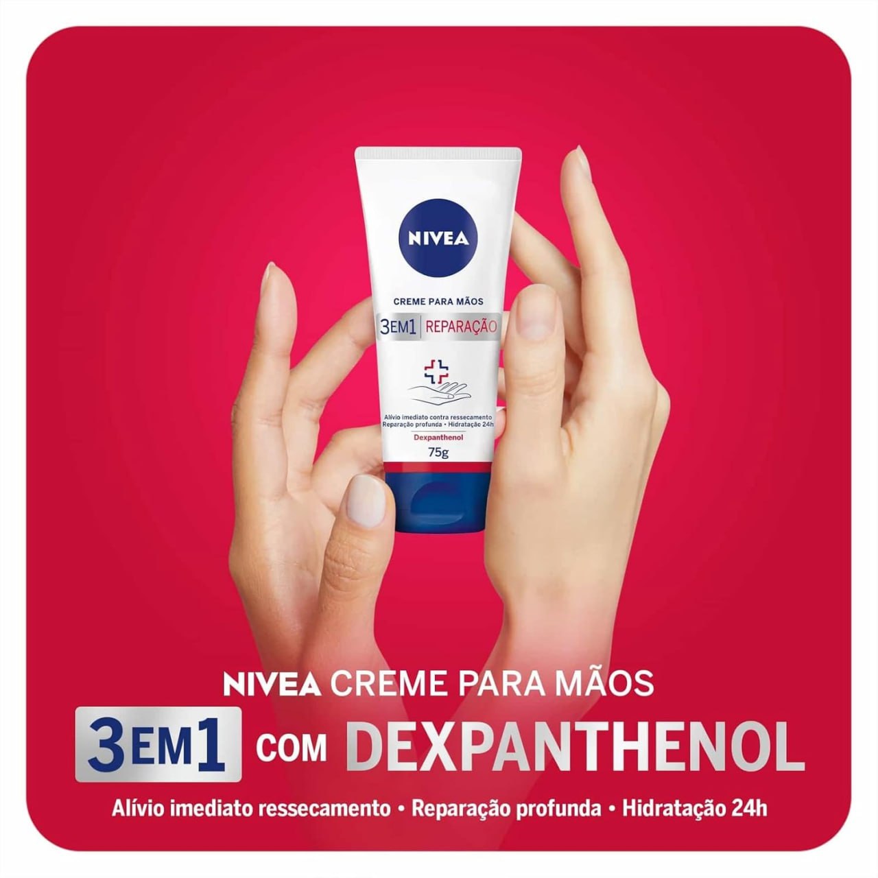 NIVEA Creme para Mãos Reparação com Dexpanthenol 75g
