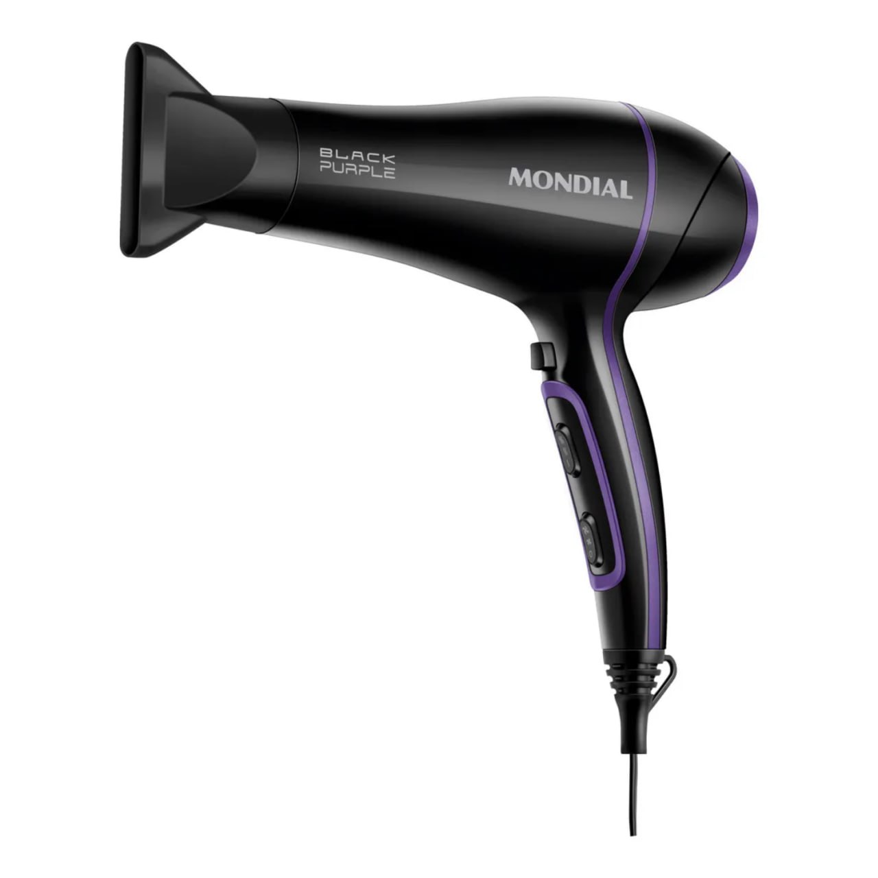 Secador De Cabelos, Mondial, 2000w - Scn-01 Preto/violeta 127v