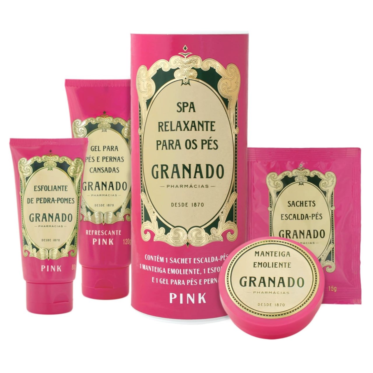 Kit Pink Spa Relaxante Para os Pés