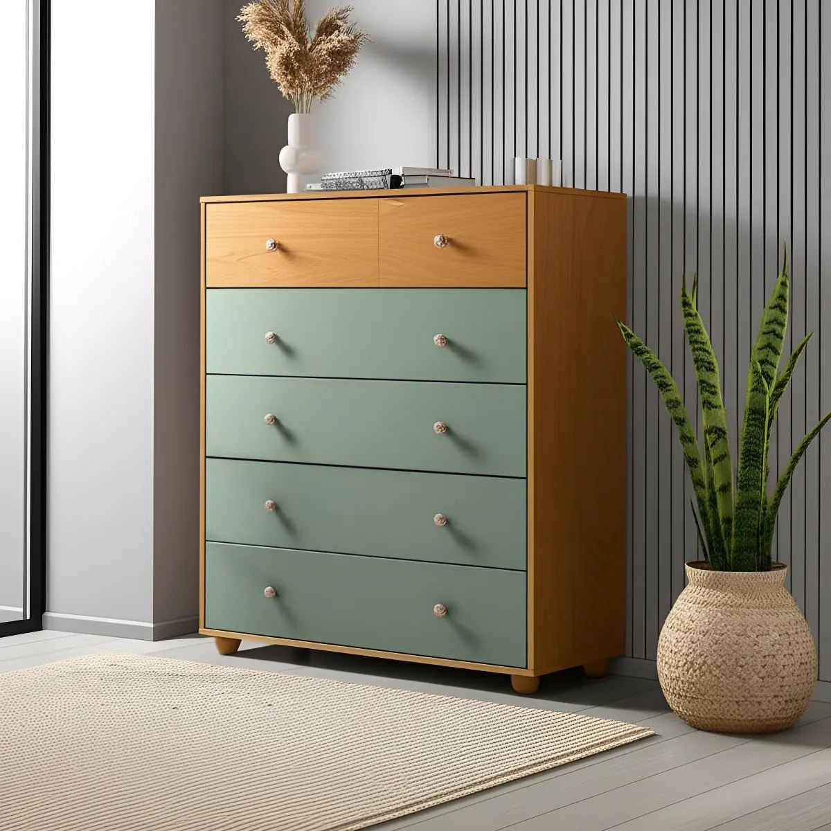 Cômoda Ne Vittoria 6 Gavetas