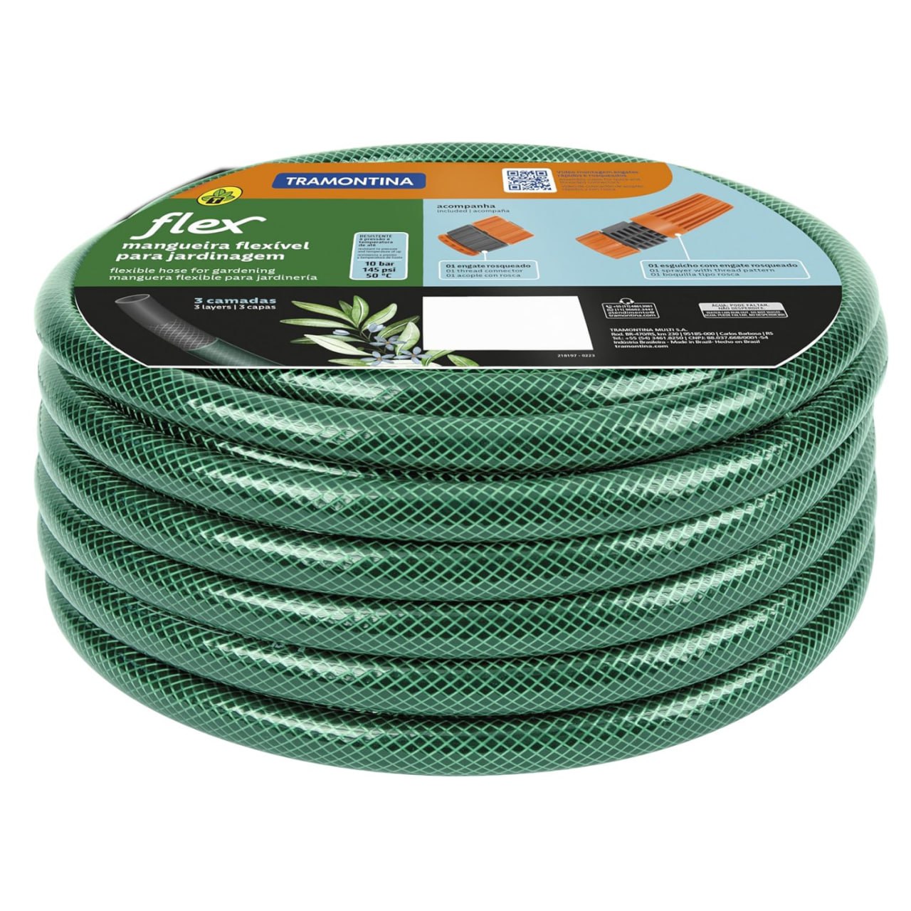 Mangueira para Jardim 20 Metros com Esguicho TRAMONTINA