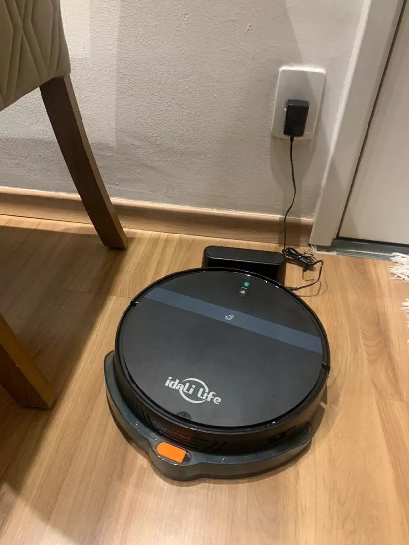 Aspirador de Pó Para Casa Robô Inteligente Com Sensores Anti-queda IDALI LIFE