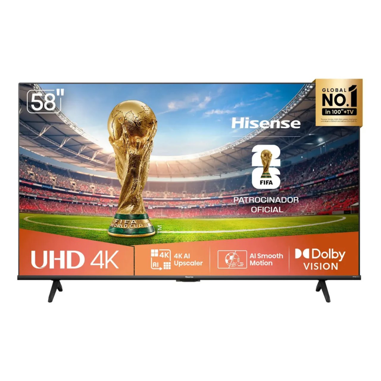 Hisense Smart Tv 4k 58 Polegadas 58a6nv