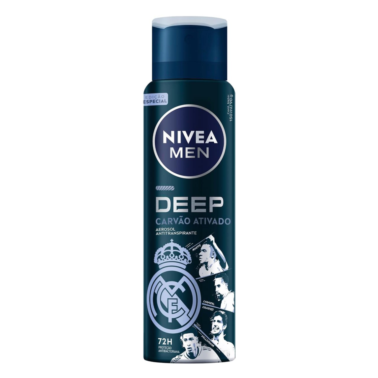 NIVEA MEN Desodorante Antitranspirante Aerossol Masculino Deep Original