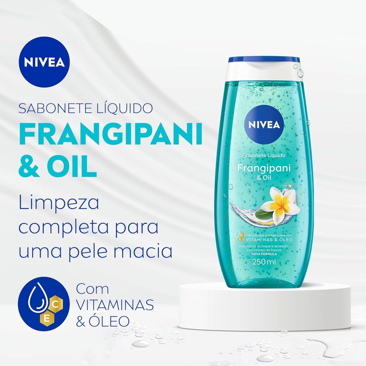 NIVEA Sabonete Líquido Frangipani & Oil 250ml