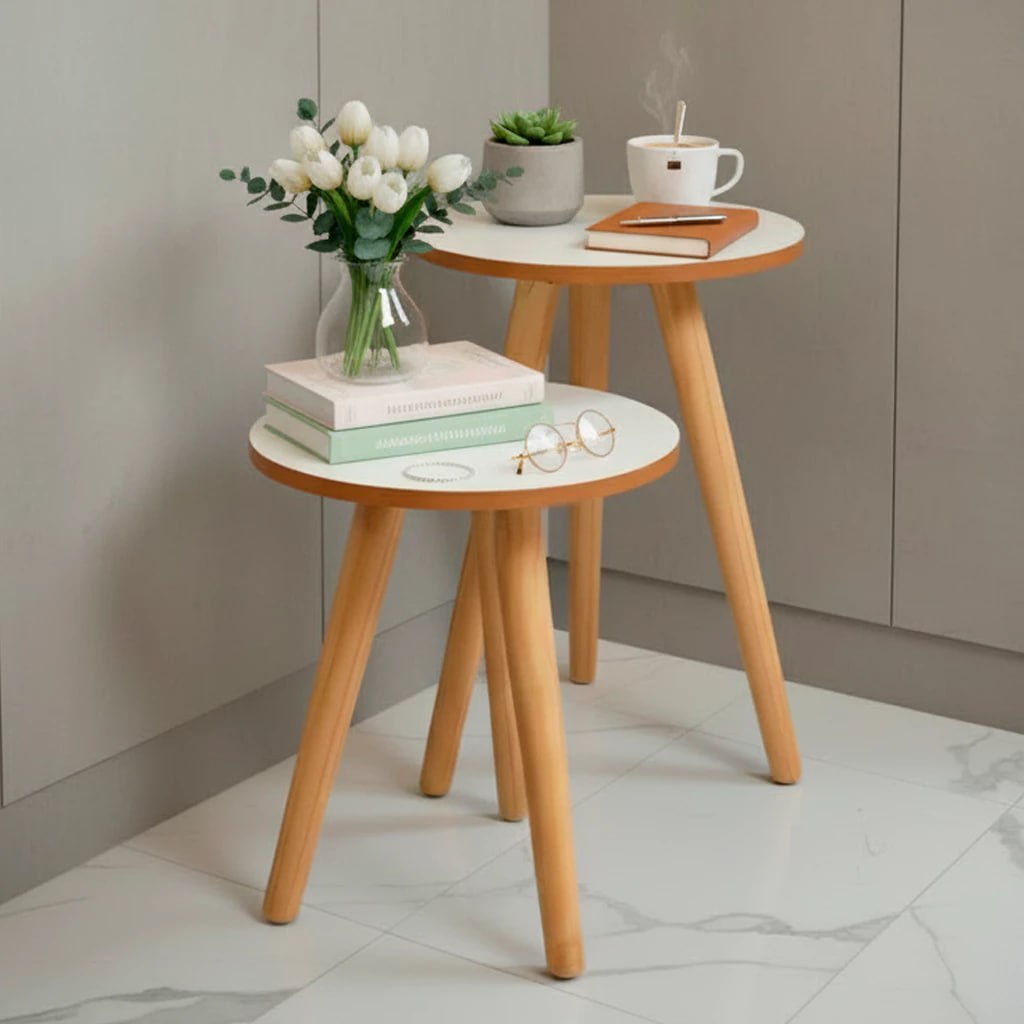 Mesa Pé Palito De Apoio E Lateral Sofa