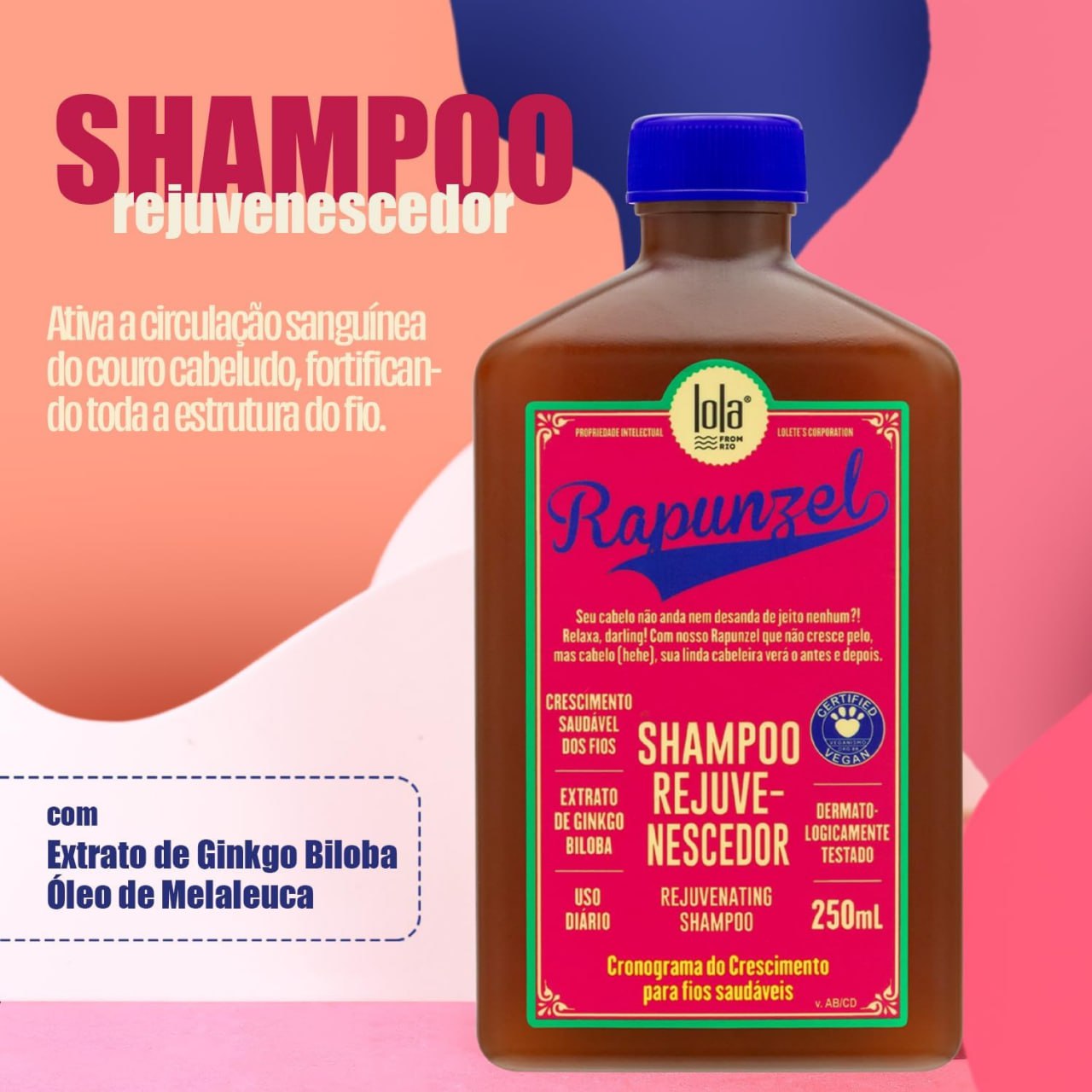 Rapunzel Shampoo Rejuvenescedor 250ml
