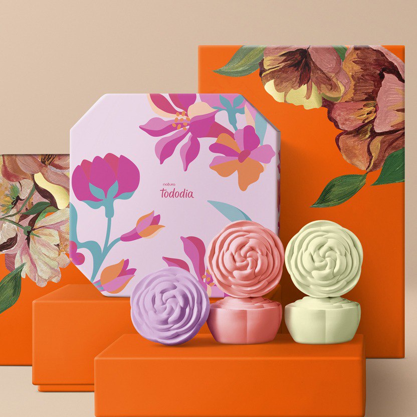 Presente Dia das Mães Tododia Meu Jardim de Flores (5 sabonetes)