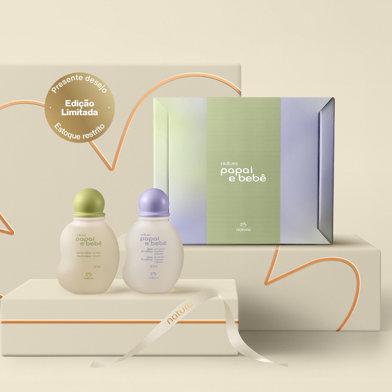 Presente Natura Papai e Bebê Miniaturas (2 produtos) 2 un de 50 ml