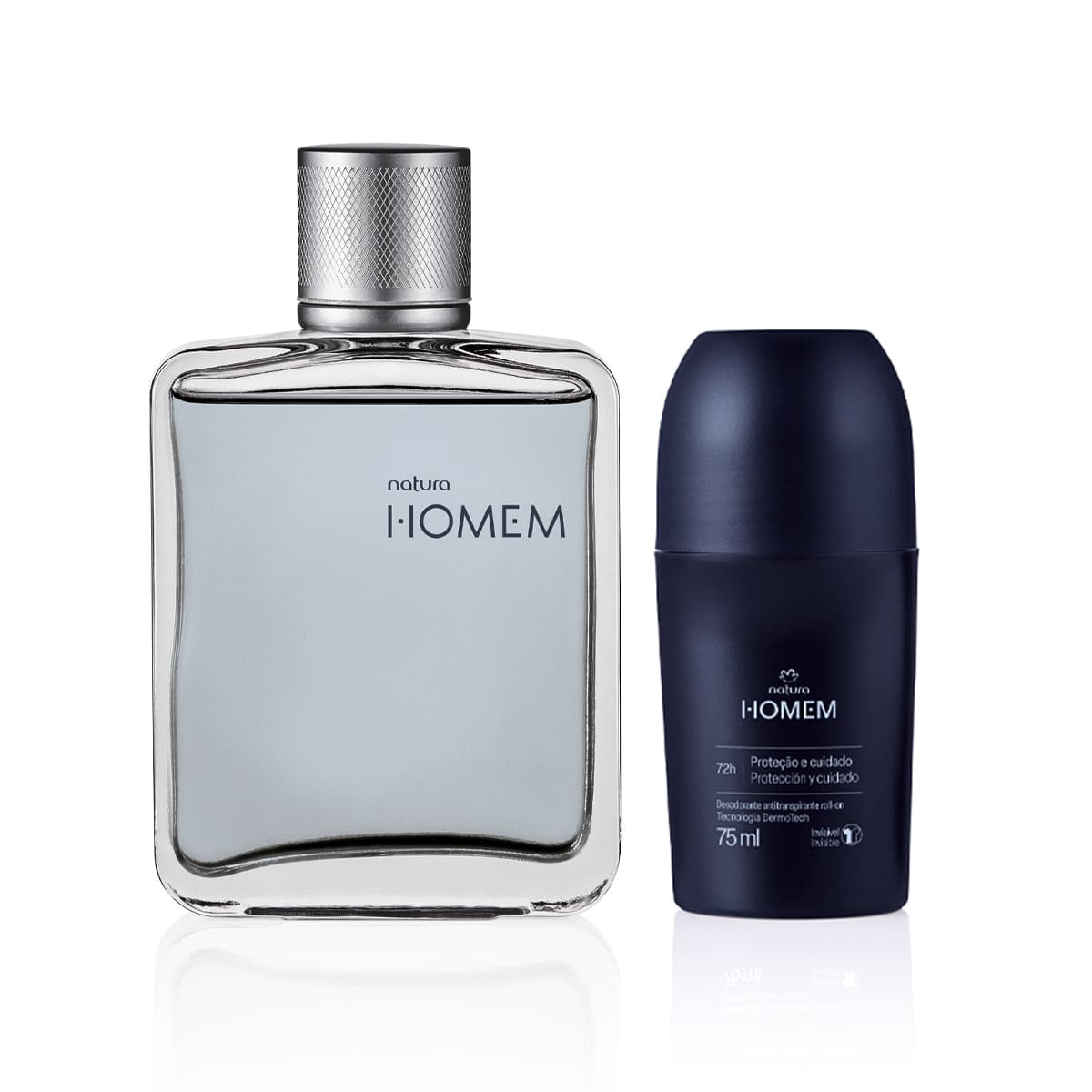 Kit Desodorante Colônia e Desodorante Roll-on Natura Homem