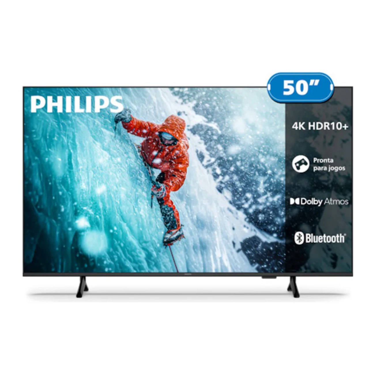 Smart Tv Philips 50 Polegadas 4k 50pug7300/78 Uhd Titan Os