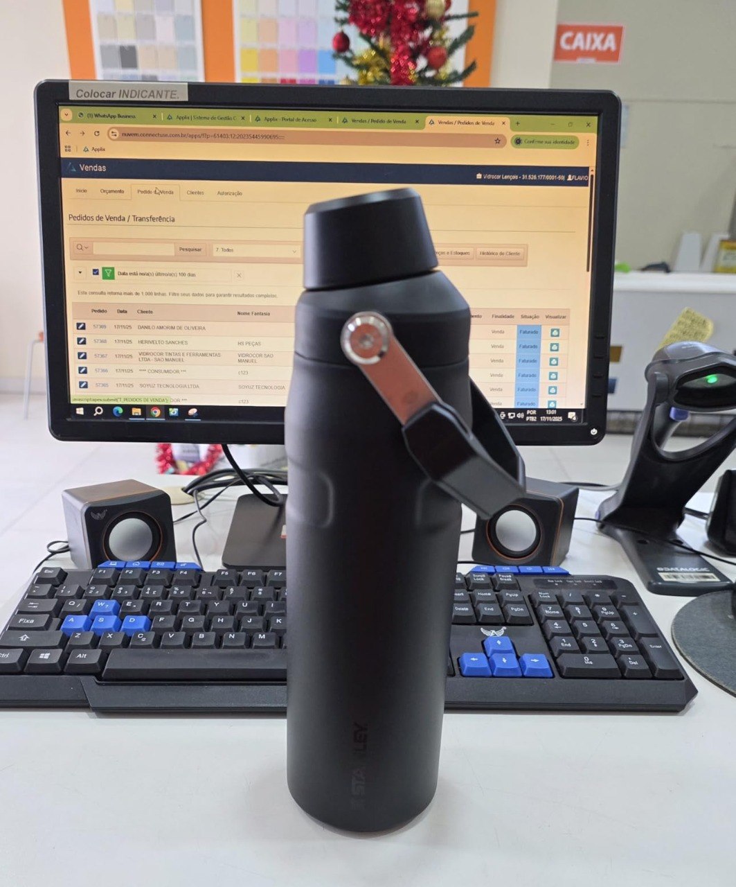 Stanley Garrafa Térmica Aerolight Fast Flow Black