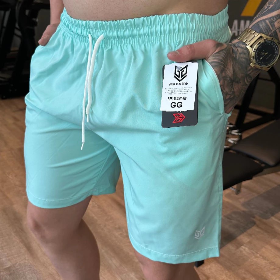 Short Masculino Tactel Premium Drifit Com Elastano