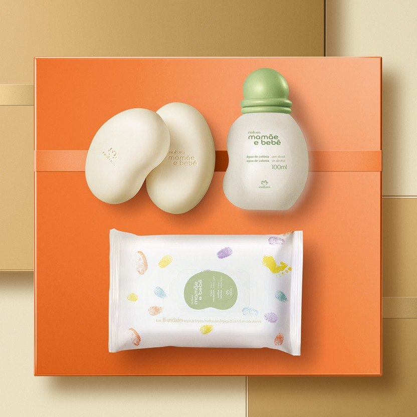 Presente Natura Mamãe e Bebê (3 produtos)