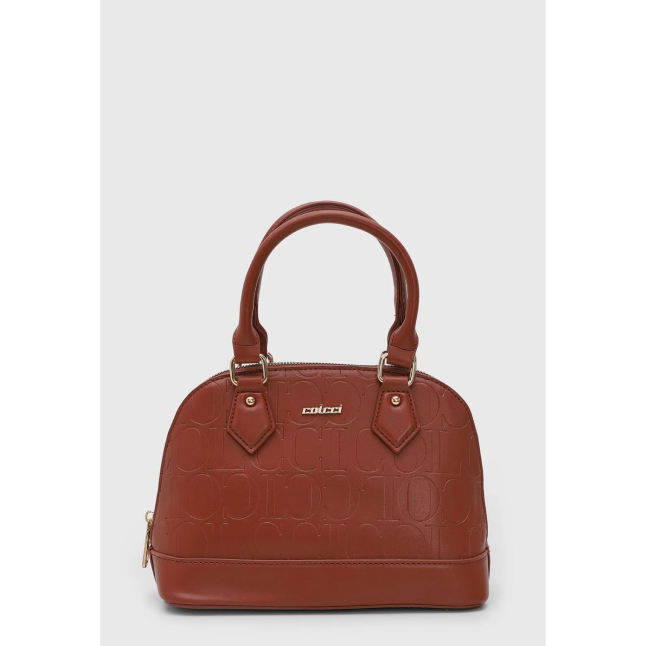 Bolsa Feminina Colcci Monograma Caramelo