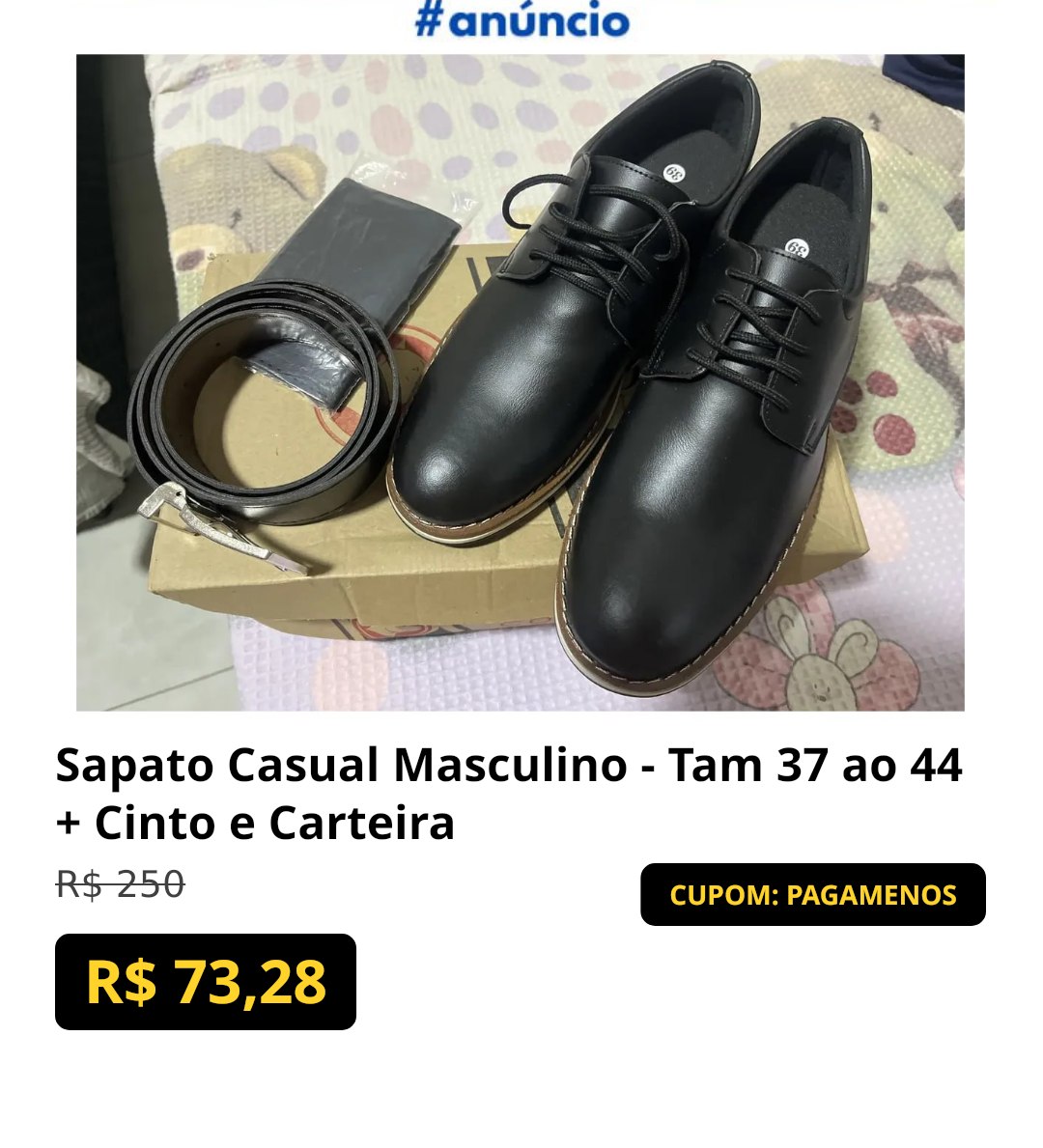 Sapato Casual Masculino