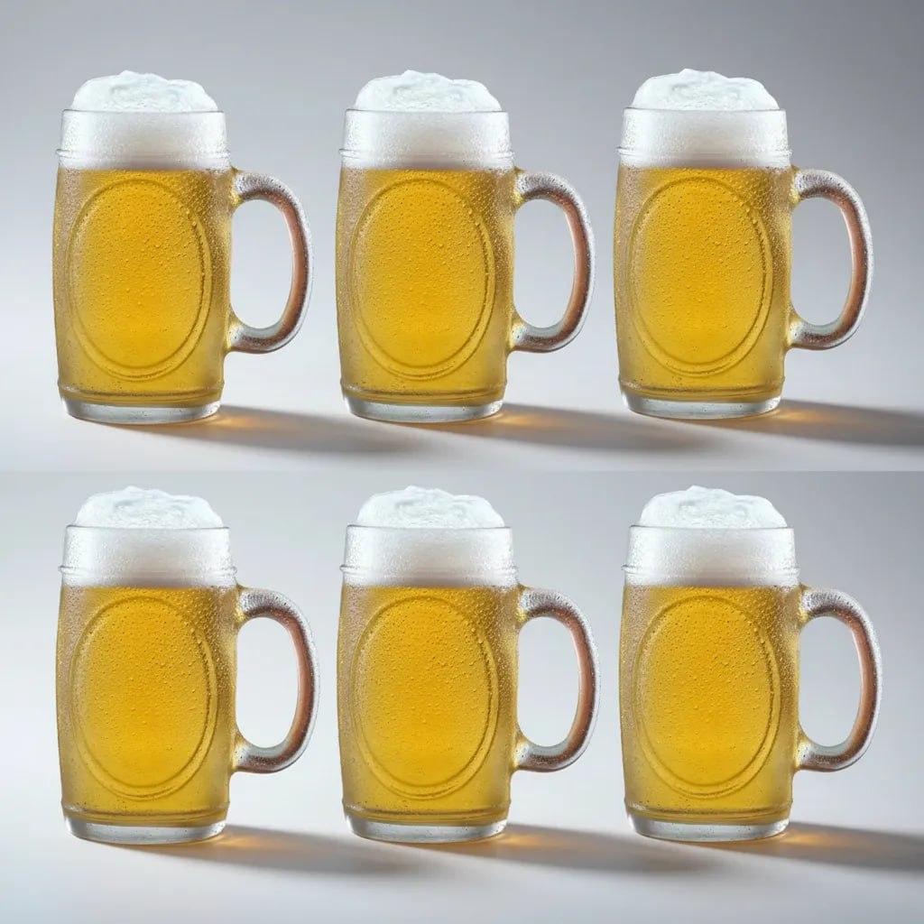 Conjunto Com 6 Canecas De Chopp