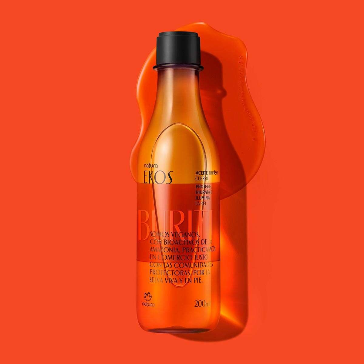 Óleo Trifásico Desodorante Corporal Ekos Buriti 200 ml