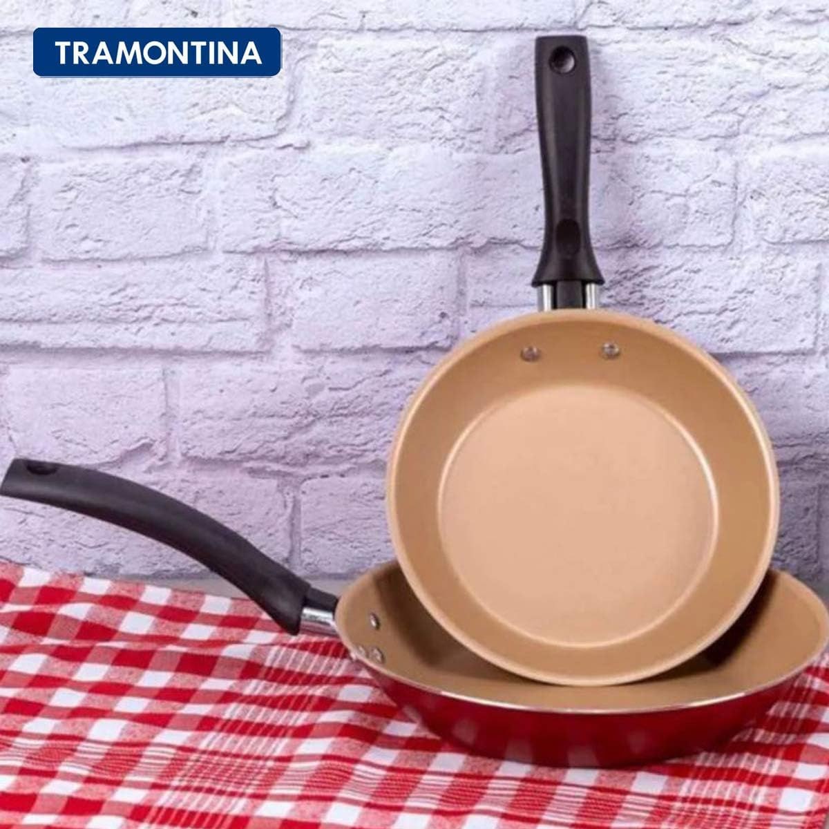 Jogo De Frigideiras 2 Peças Alumínio 20198760 Tramontina