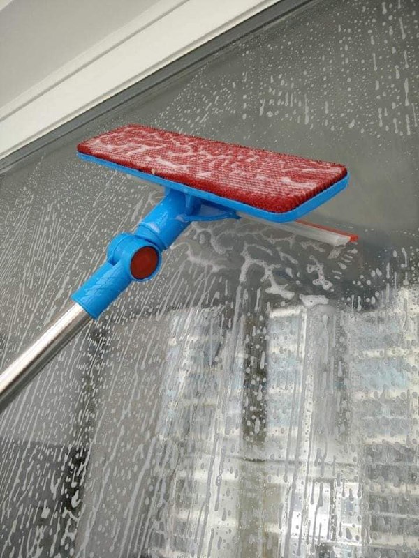 Rodo Limpa Vidro e Janela 2 em 1 Extensível Mágico Esponja Limpa Carro