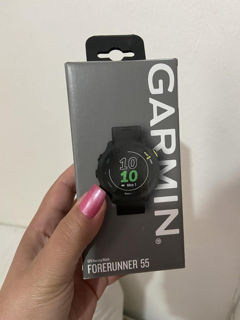Garmin Relógio Forerunner 55 Preto 42mm com Monitor Cardíaco de Pulso e GPS
