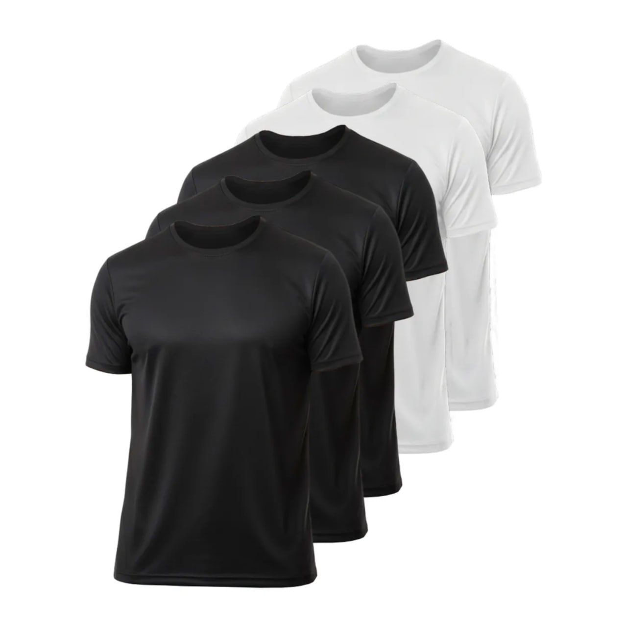 Kit 5 Camisetas Básicas Dry Academia Treino Masculina
