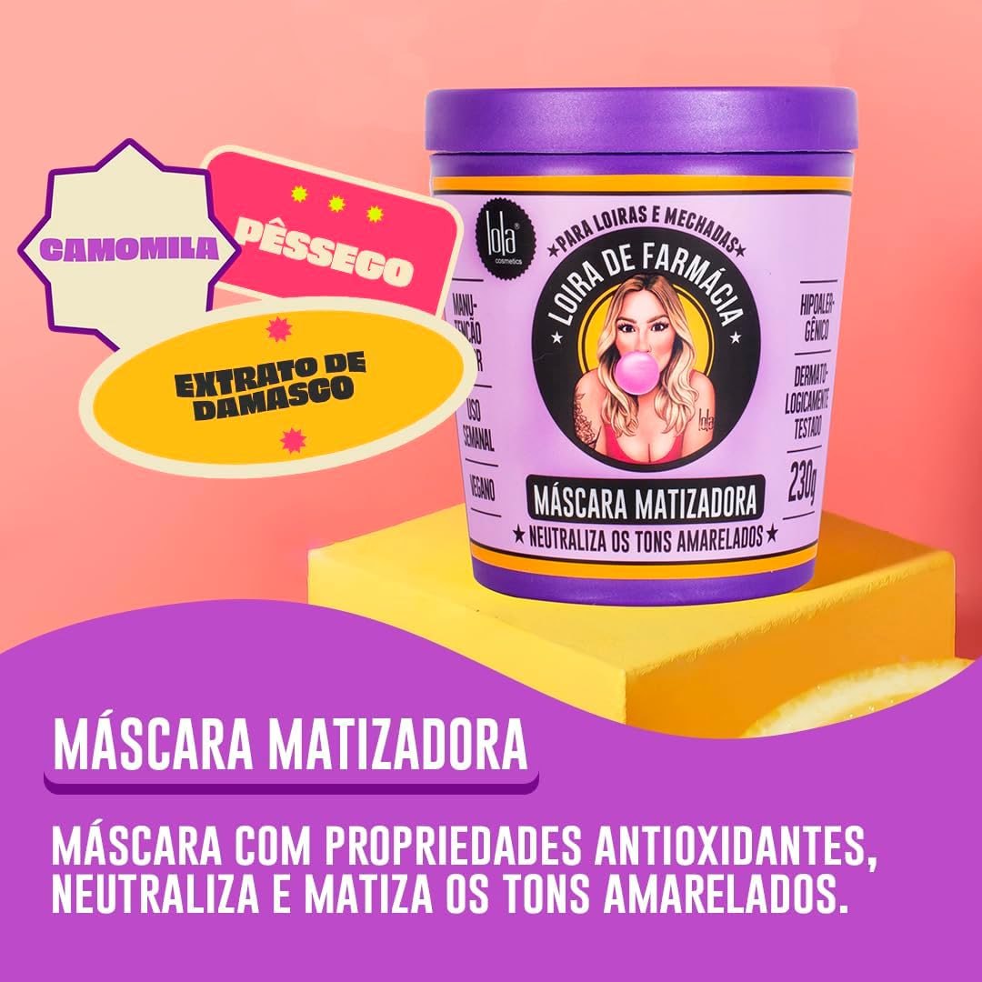 Loira de Farmácia Máscara Matizadora 230g