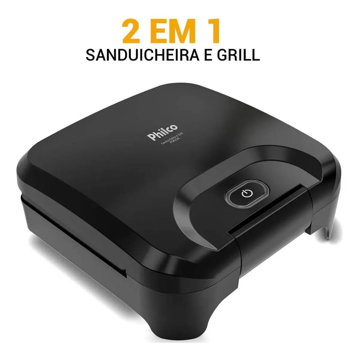 Sanduicheira E Grill 2 Em 1 Antiaderente 750w Pgr25a Philco