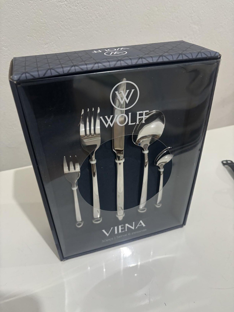 WOLFF Faqueiro de Aço Inox Viena 30 Peças