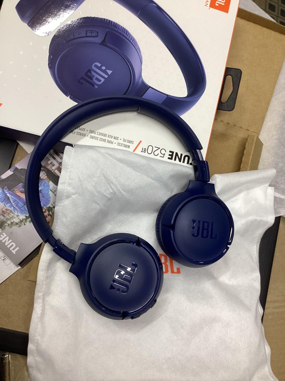 Fone de Ouvido Bluetooth, Tune 520BT, On-ear, Sem Fio - Azul